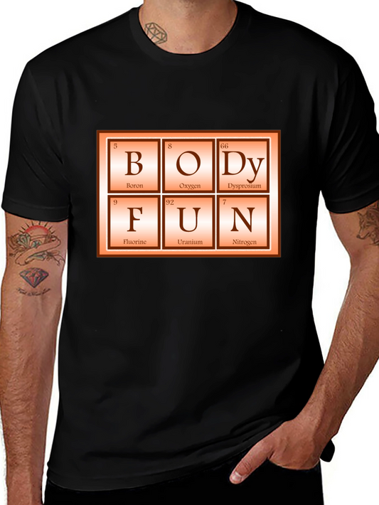 Periodic Table Body Fun Graphic Tee
