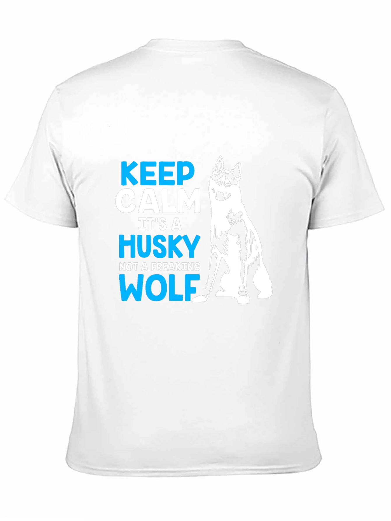 Keep Calm Husky T-Shirt - Funny Dog Lover Tee