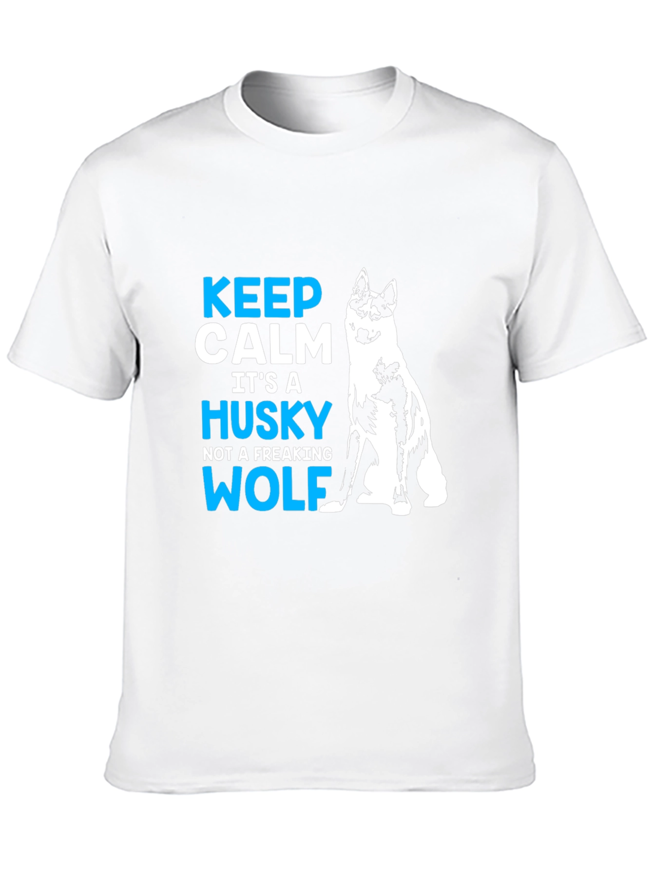 Keep Calm Husky T-Shirt - Funny Dog Lover Tee