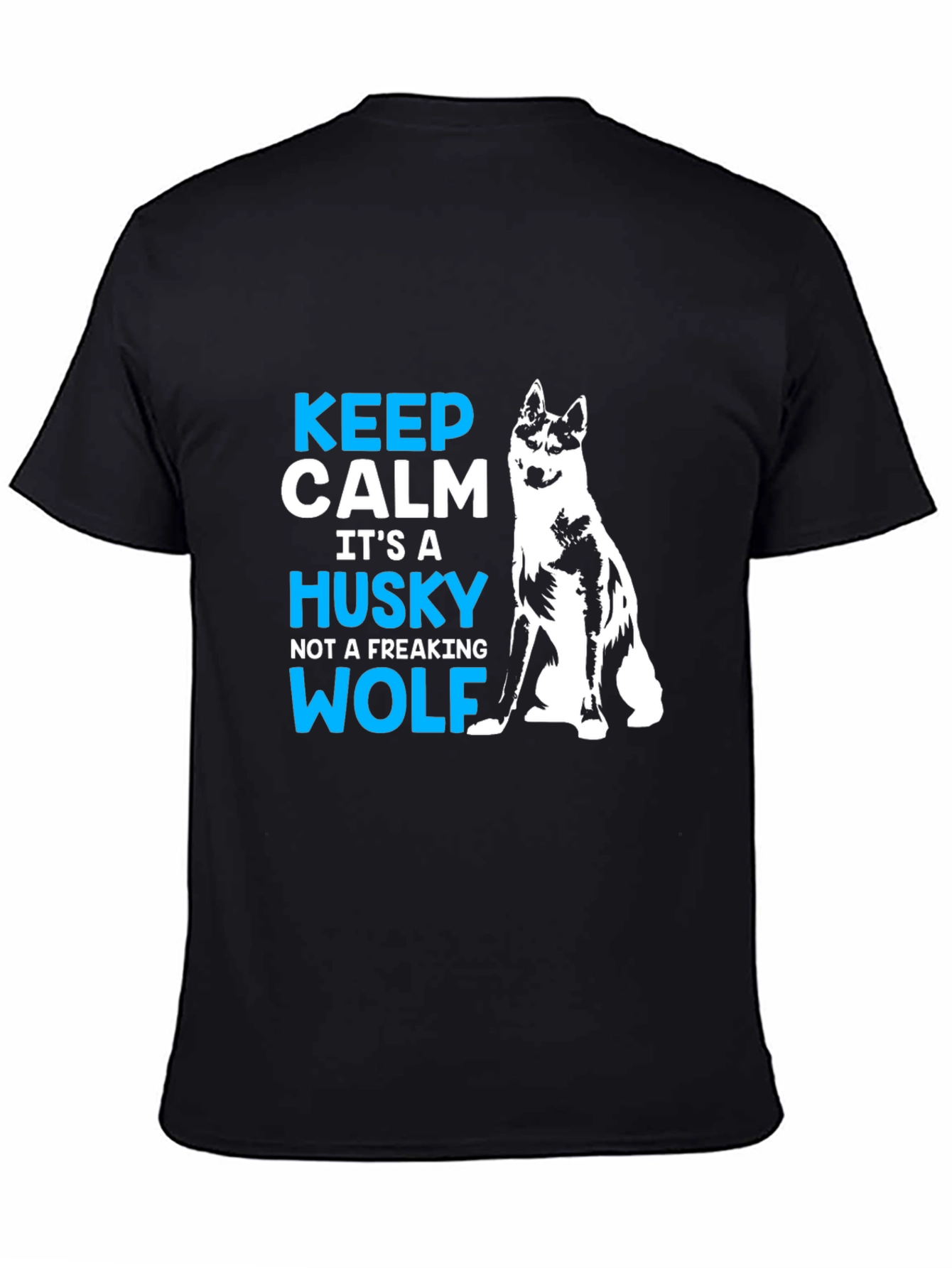Keep Calm Husky T-Shirt - Funny Dog Lover Tee