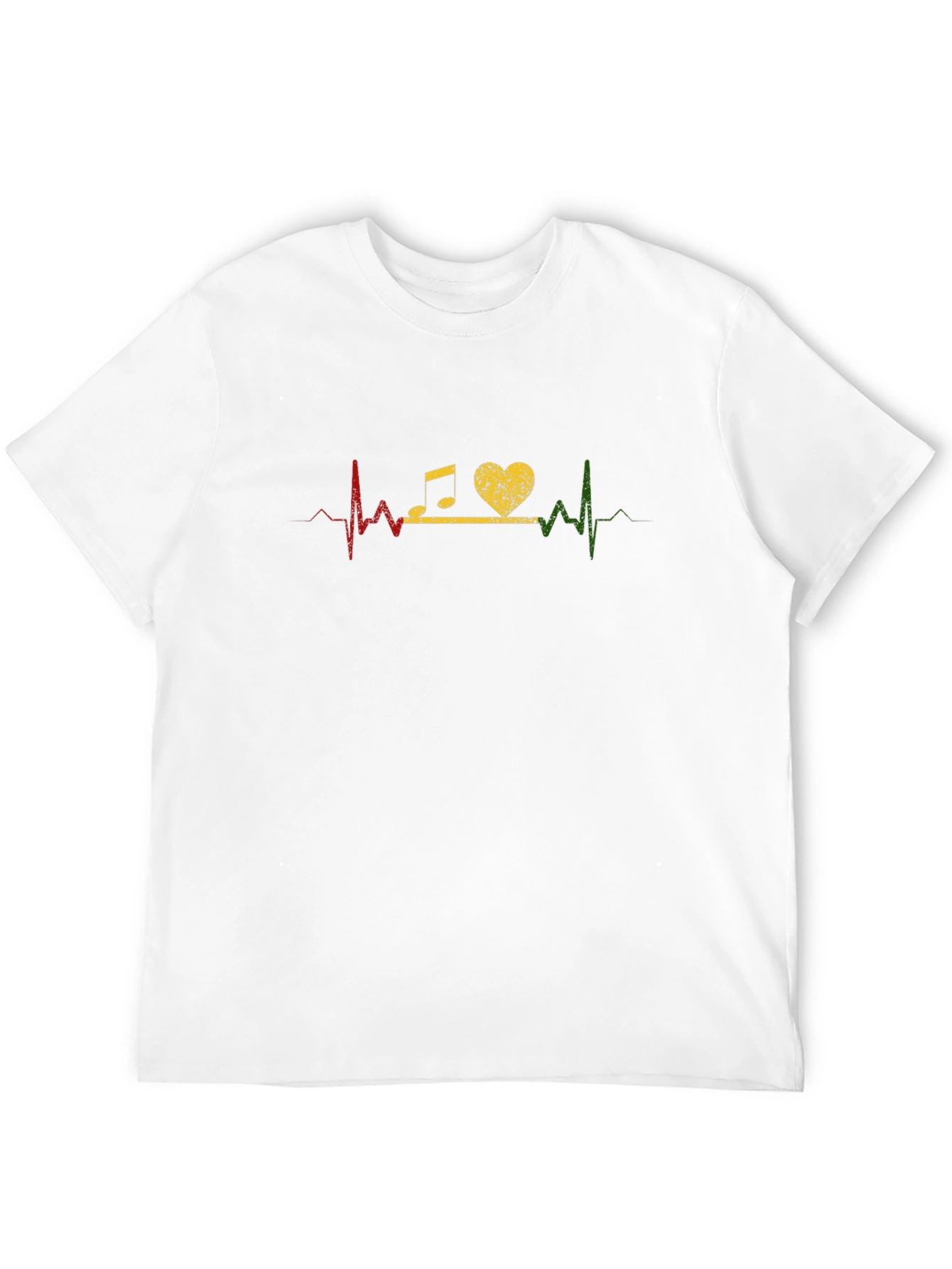 Music Lover Heartbeat Graphic T-Shirt