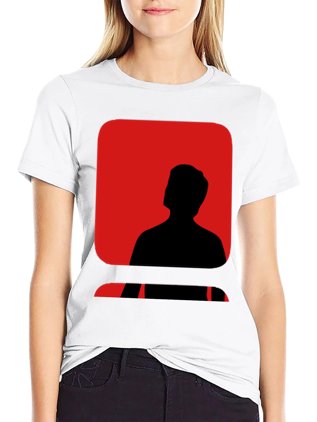 Silhouette Graphic T-Shirt | Modern Crew Neck Tee