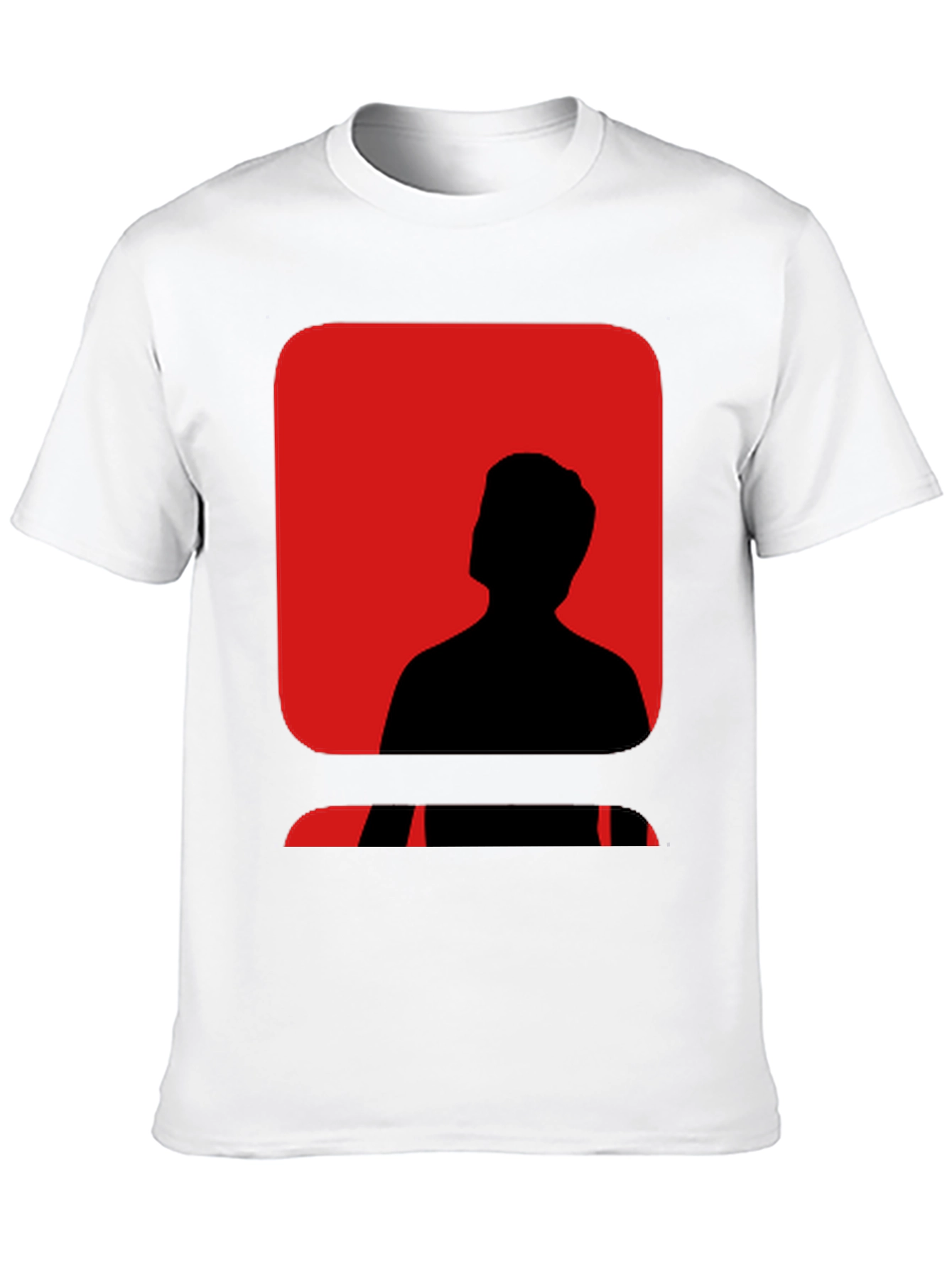 Silhouette Graphic T-Shirt | Modern Crew Neck Tee