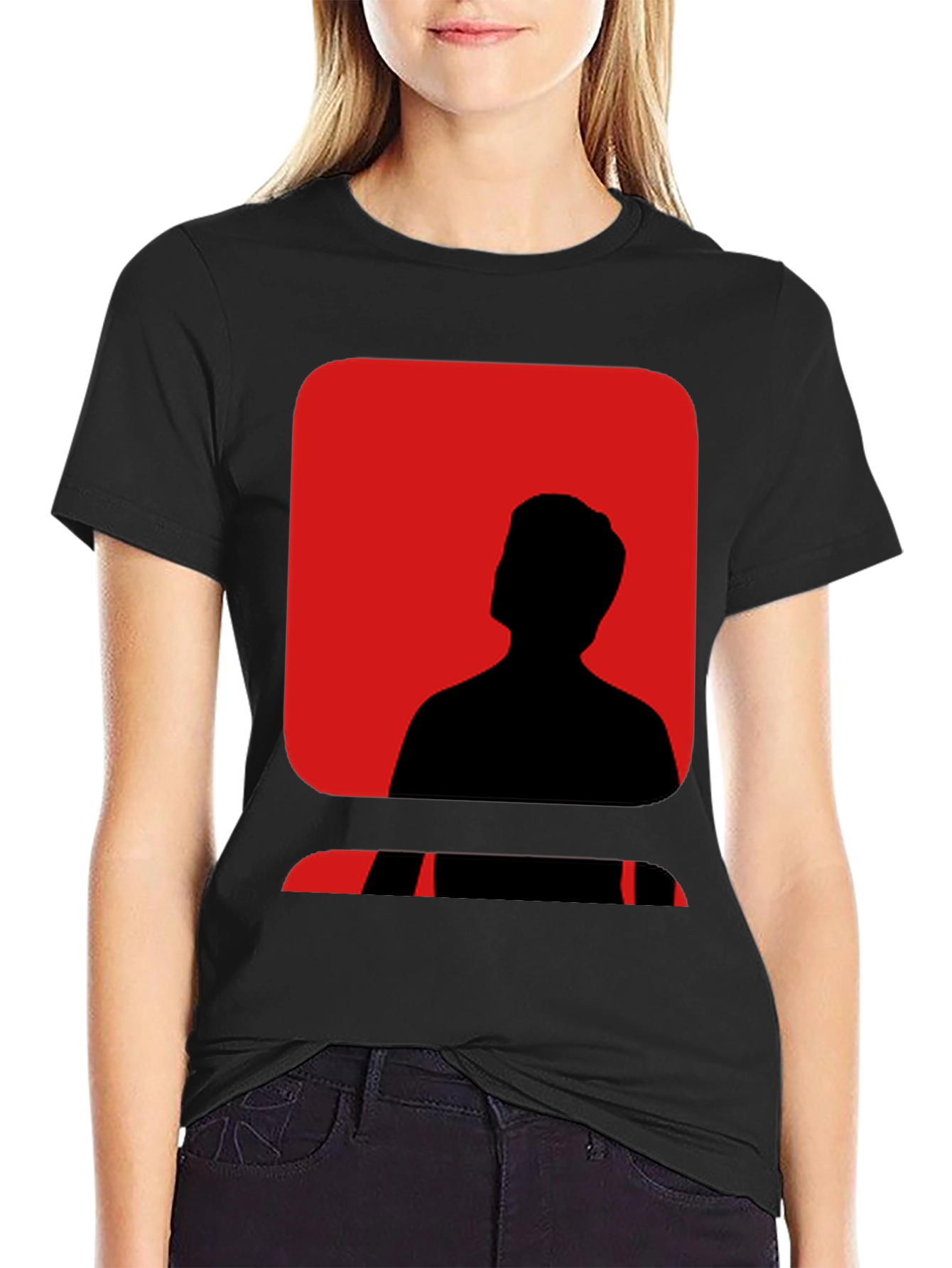 Silhouette Graphic T-Shirt | Modern Crew Neck Tee