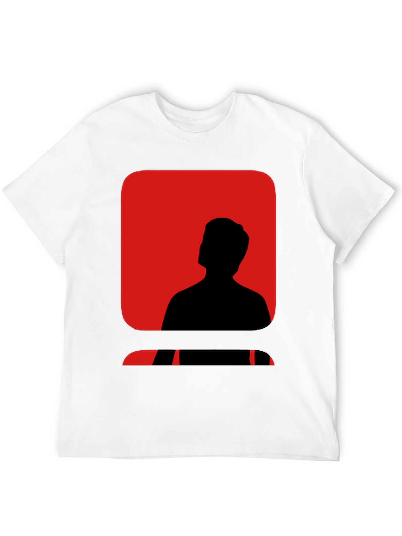 Silhouette Graphic T-Shirt | Modern Crew Neck Tee