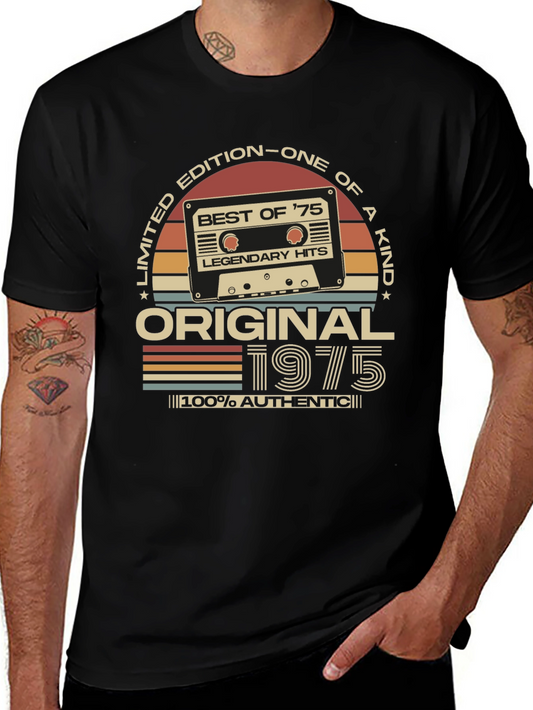 Limited Edition 1975 Vintage Cassette T-Shirt
