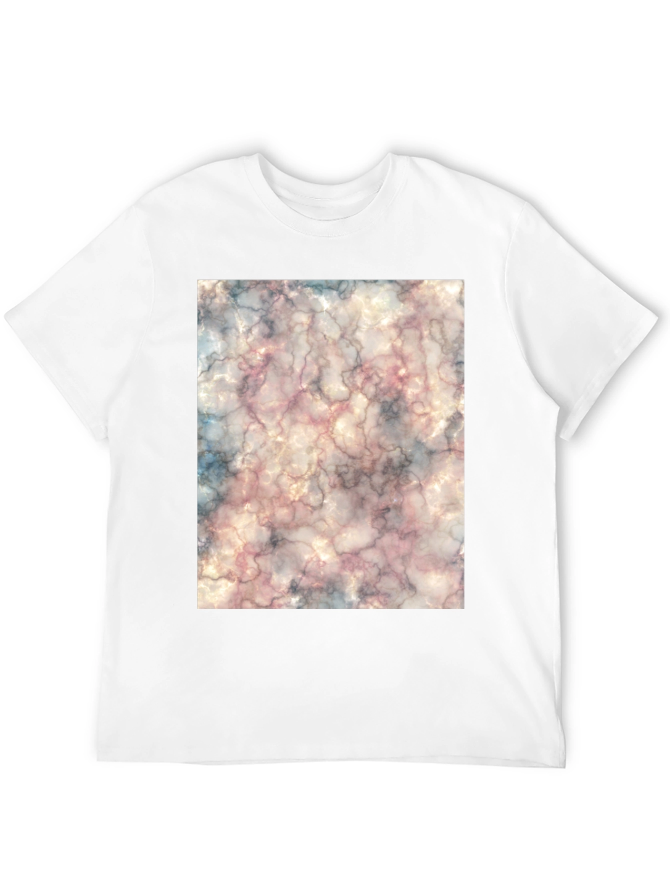 Trendy Marble Graphic Print Tee