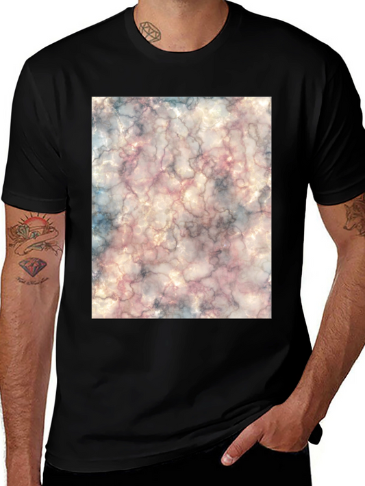 Trendy Marble Graphic Print Tee