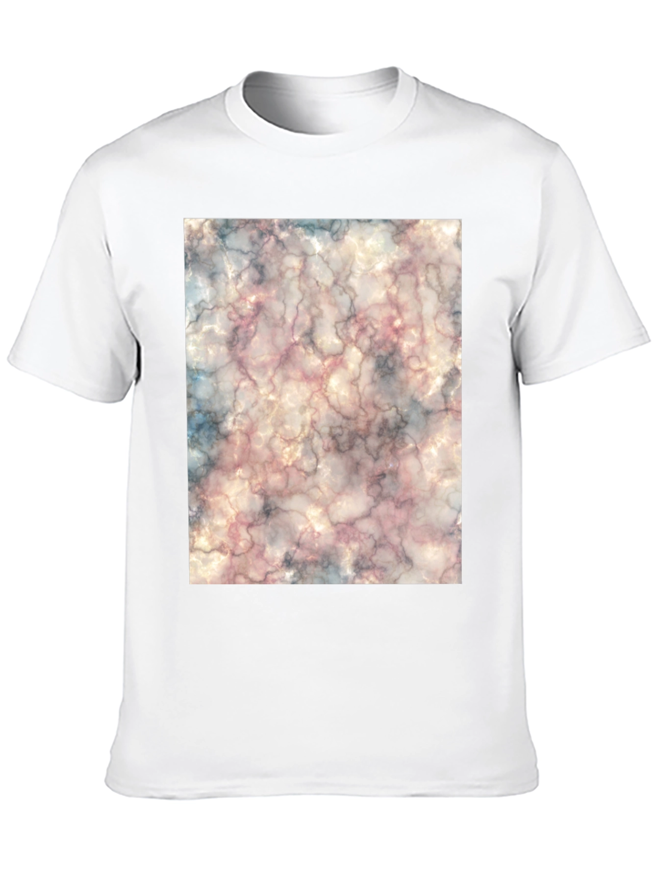 Trendy Marble Graphic Print Tee