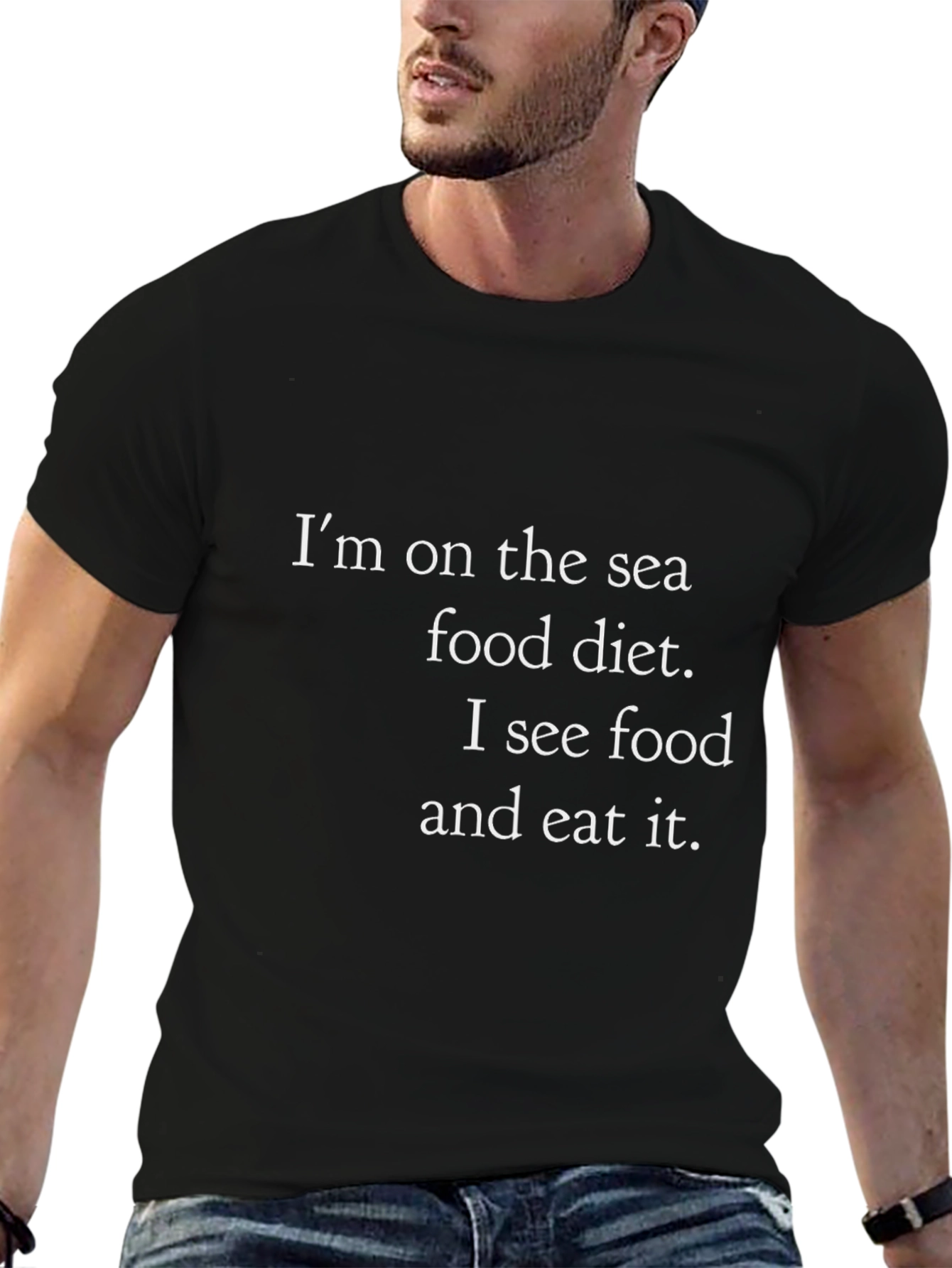 Humorous Sea Food Diet T-Shirt