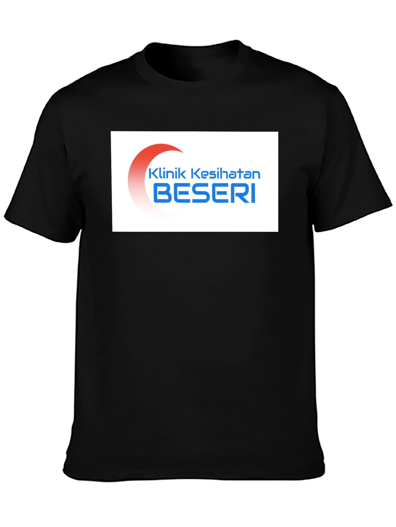 Klinik Kesihatan Beseri T-Shirt - Black Casual Tee