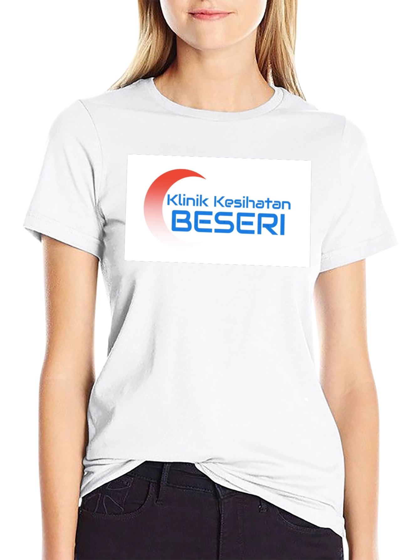 Klinik Kesihatan Beseri T-Shirt - Black Casual Tee