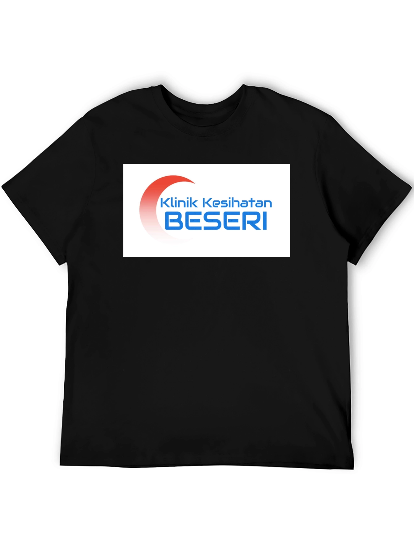 Klinik Kesihatan Beseri T-Shirt - Black Casual Tee