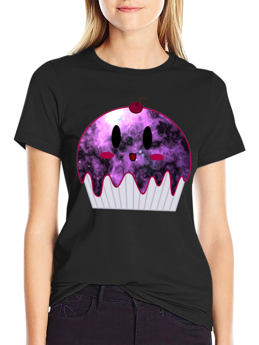 Galaxy Cupcake Graphic Tee - Fun Unisex T-Shirt