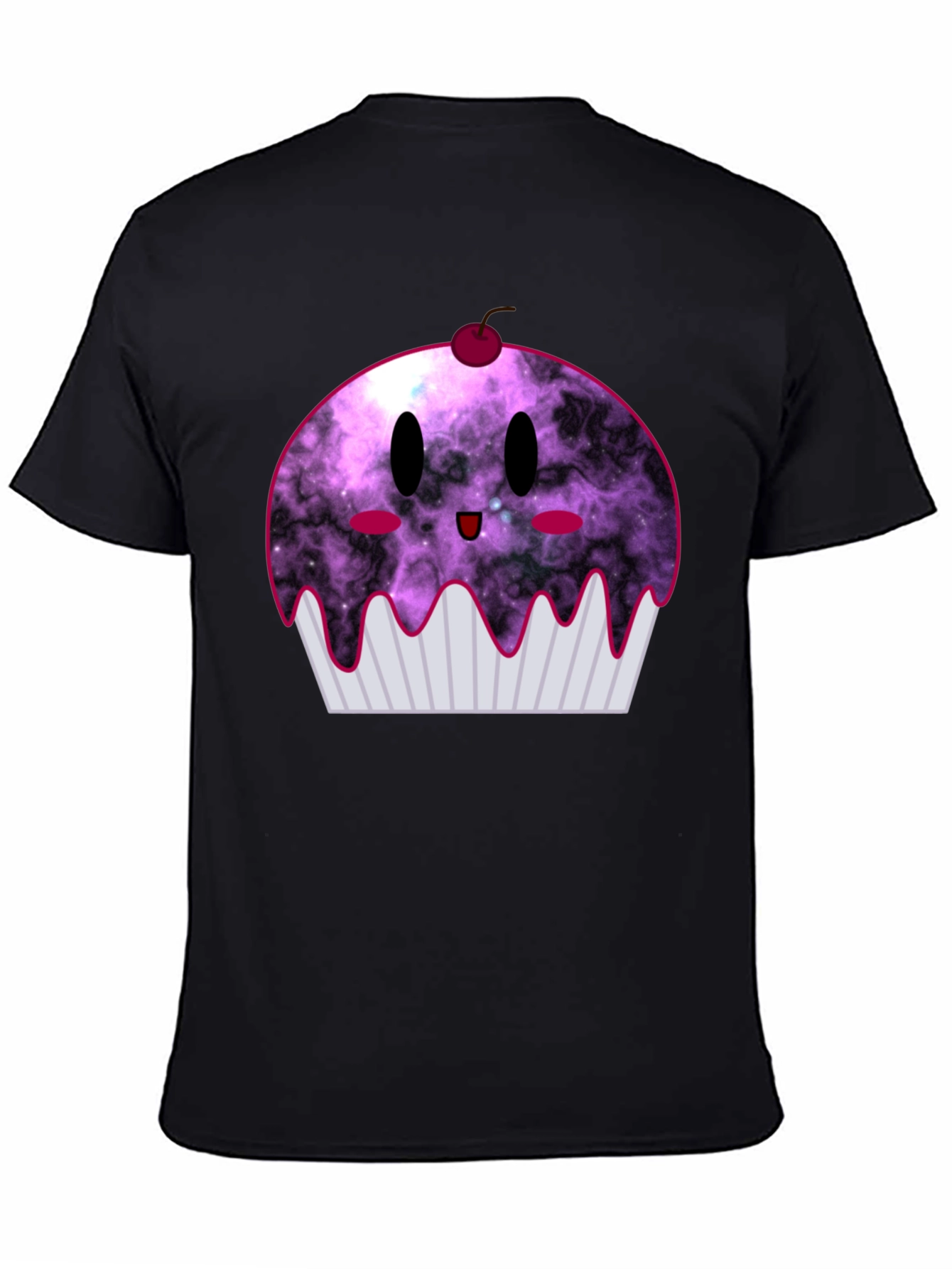 Galaxy Cupcake Graphic Tee - Fun Unisex T-Shirt