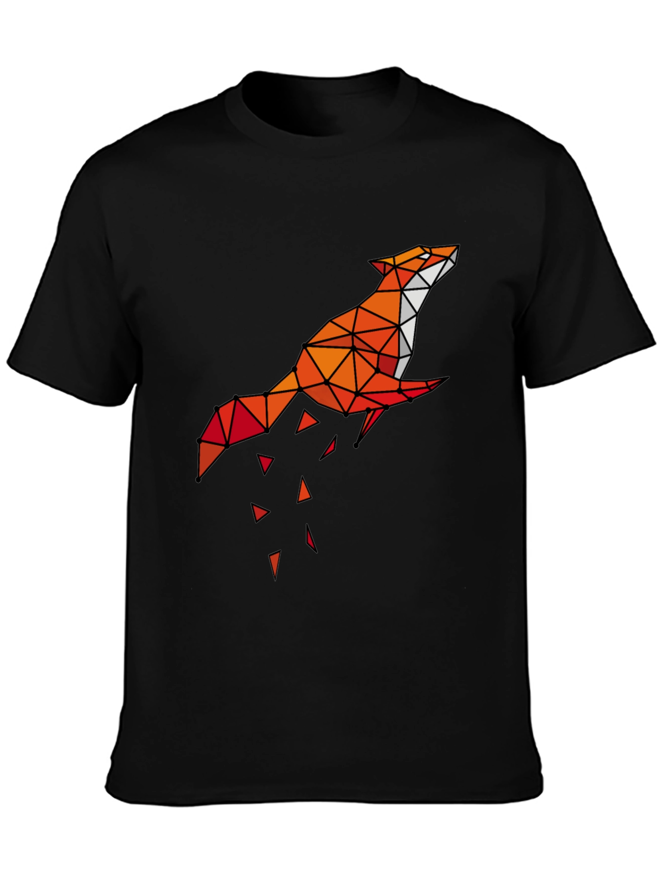 Geometric Fox Graphic Tee - Modern Menswear
