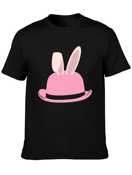Easter Bunny Hat Graphic T-Shirt