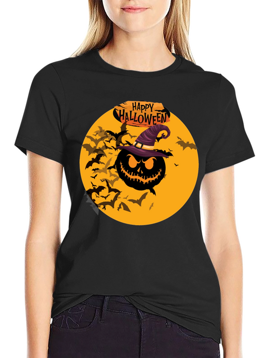 Halloween Pumpkin T-Shirt - Spooky Season Tee