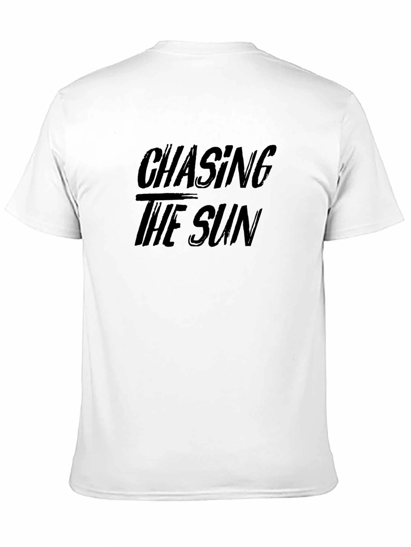Chasing The Sun Graphic Black T-Shirt