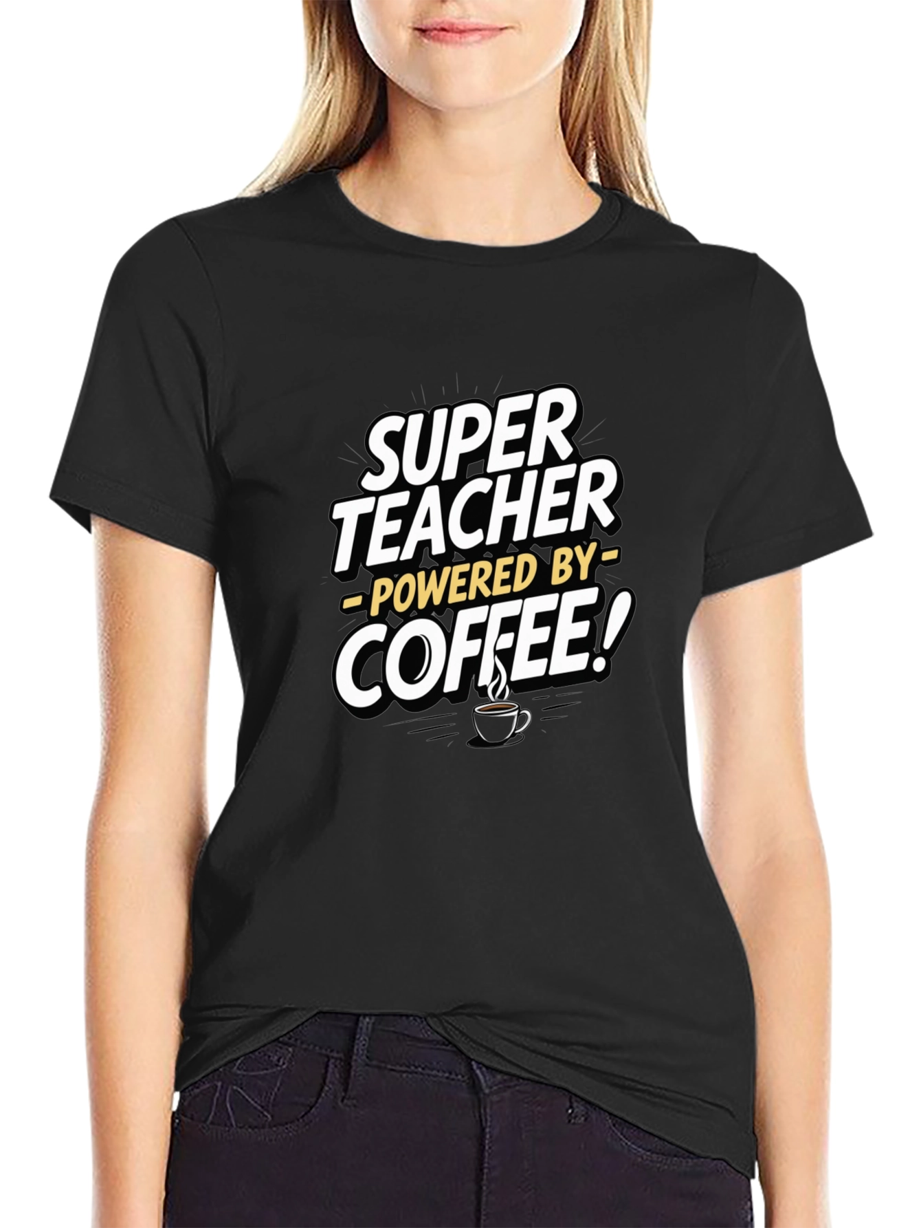 Super Teacher Coffee Powered T-Shirt