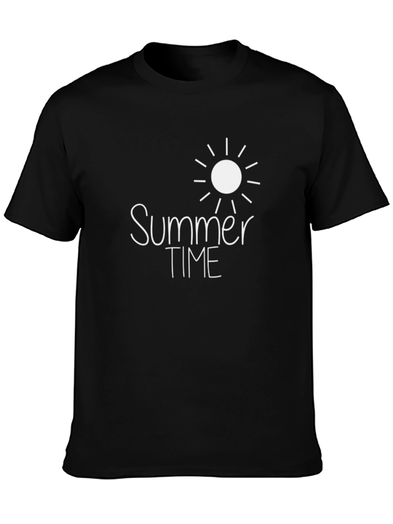 Summer Time Graphic Tee - Black