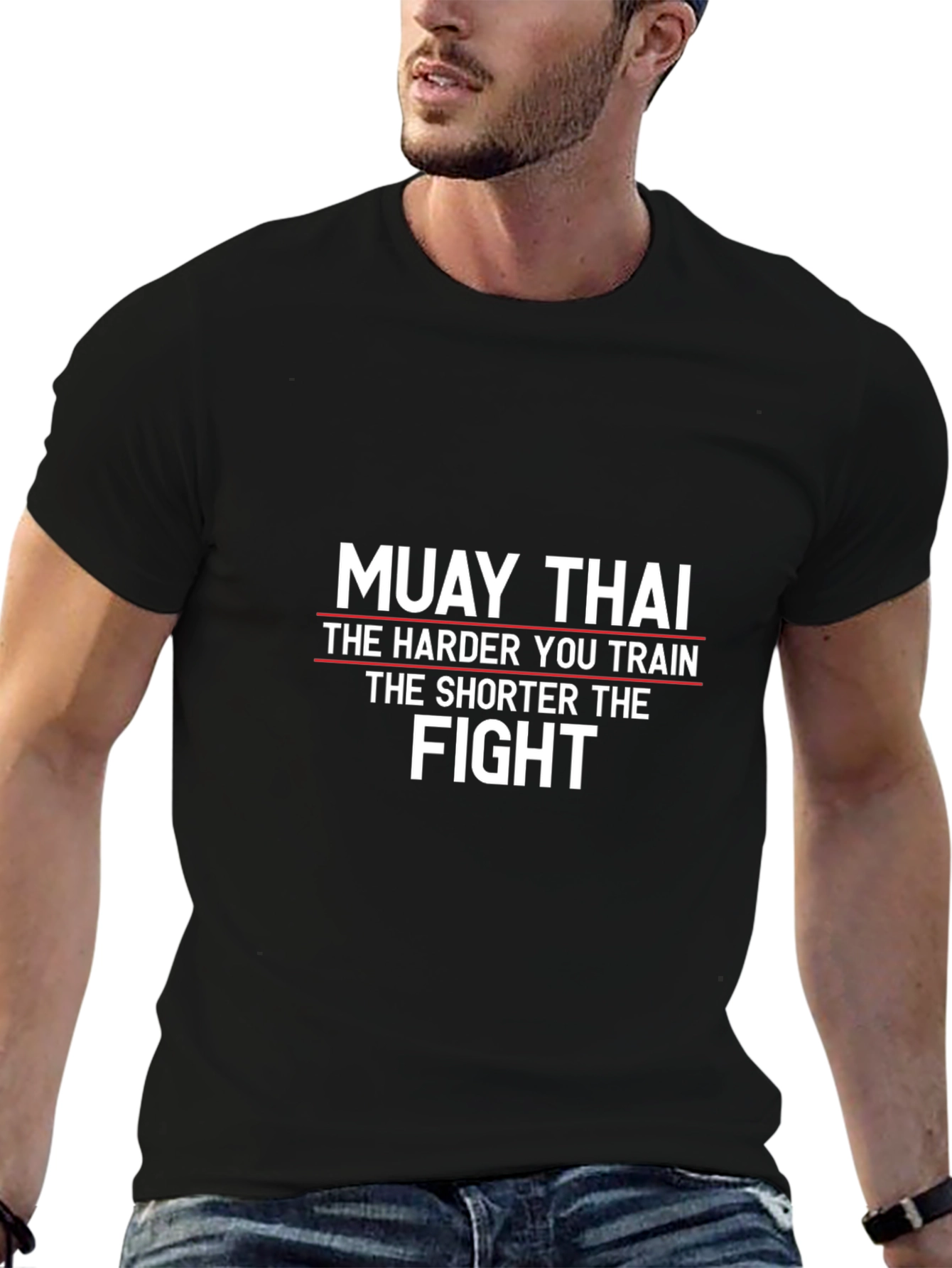 Muay Thai Training T-Shirt: Harder You Train