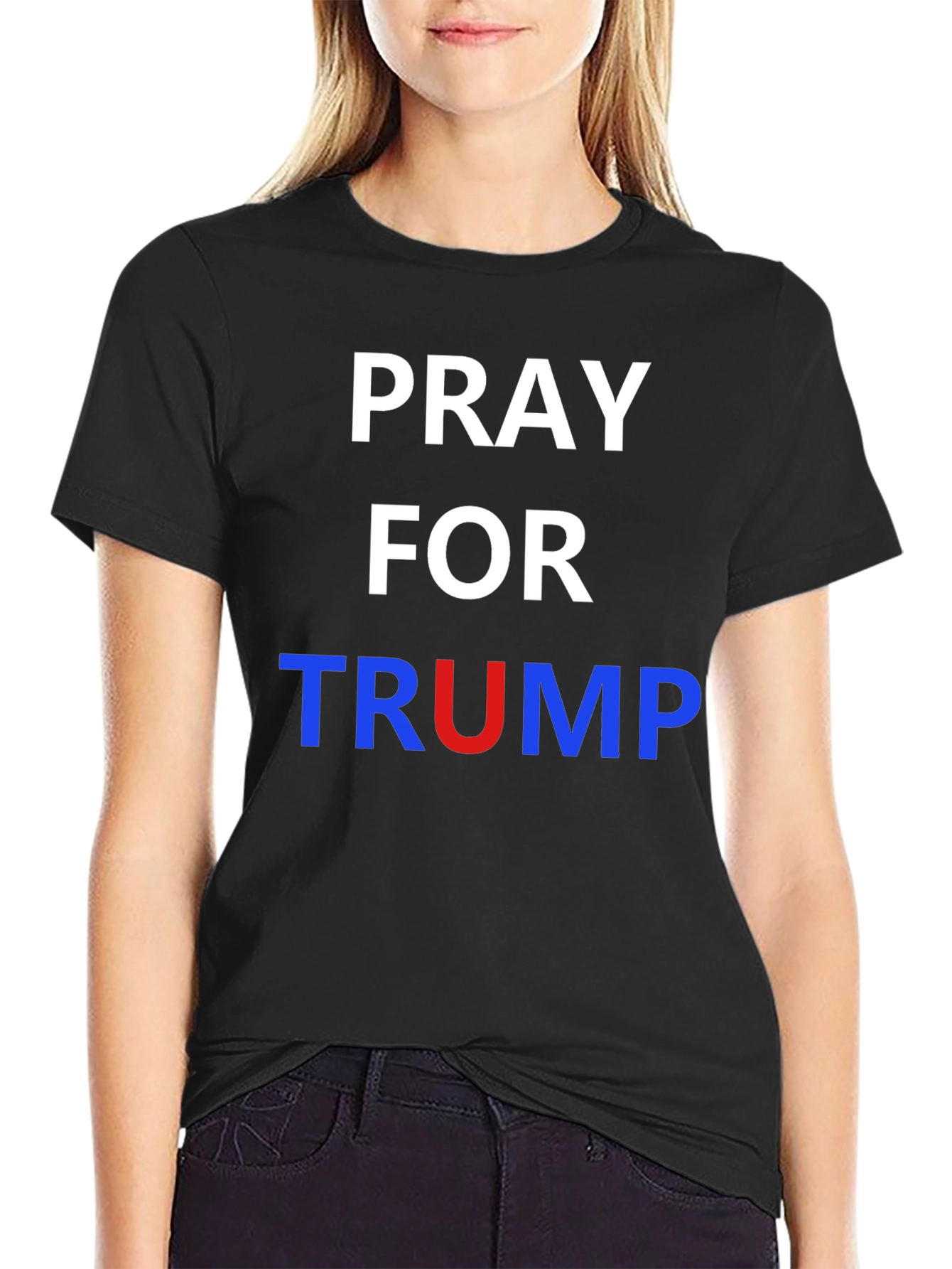 Pray for Trump T-Shirt - Patriotic Graphic Tee