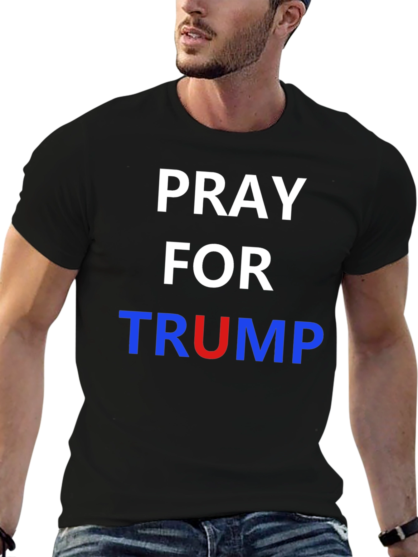 Pray for Trump T-Shirt - Patriotic Graphic Tee