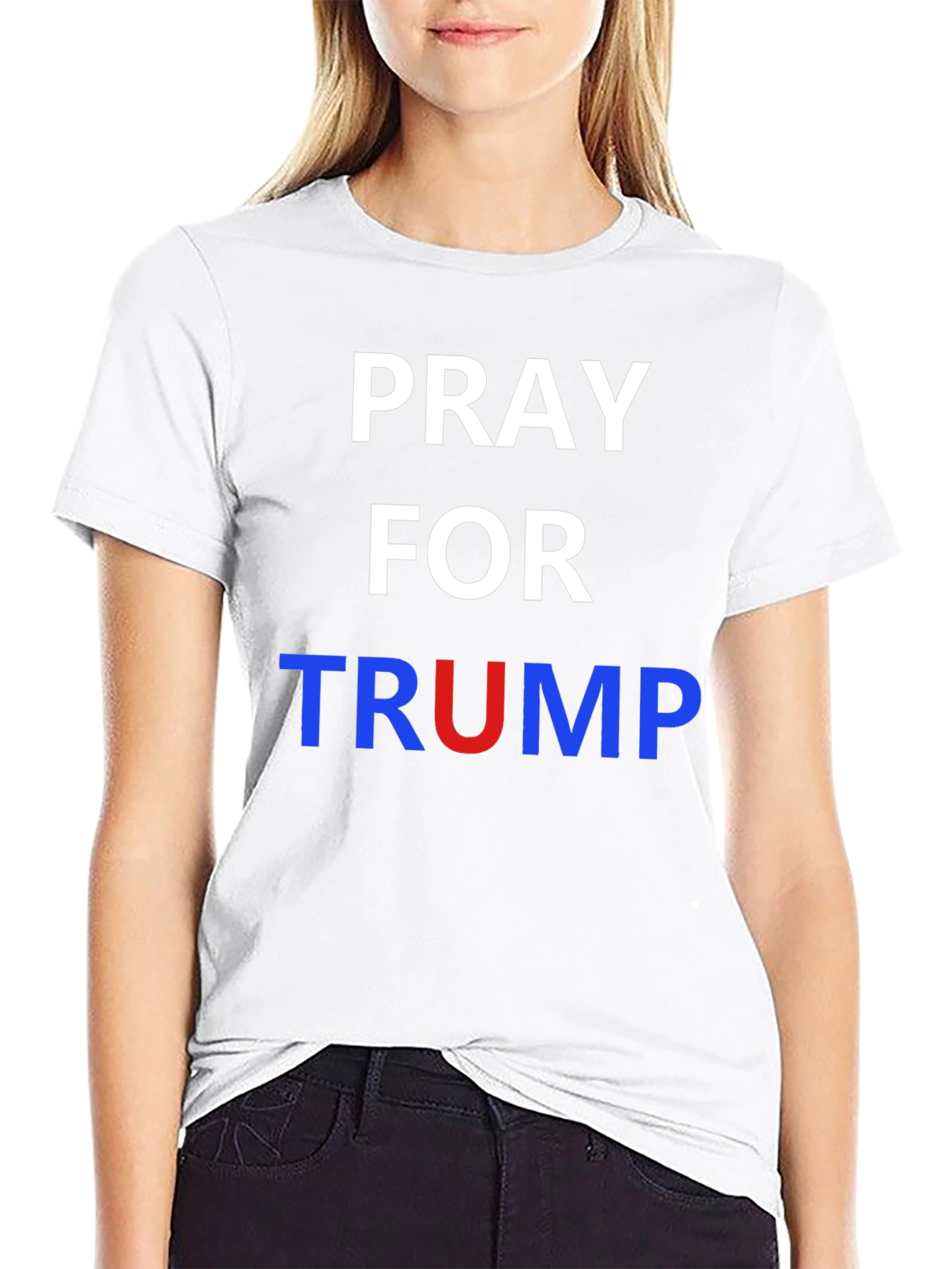 Pray for Trump T-Shirt - Patriotic Graphic Tee