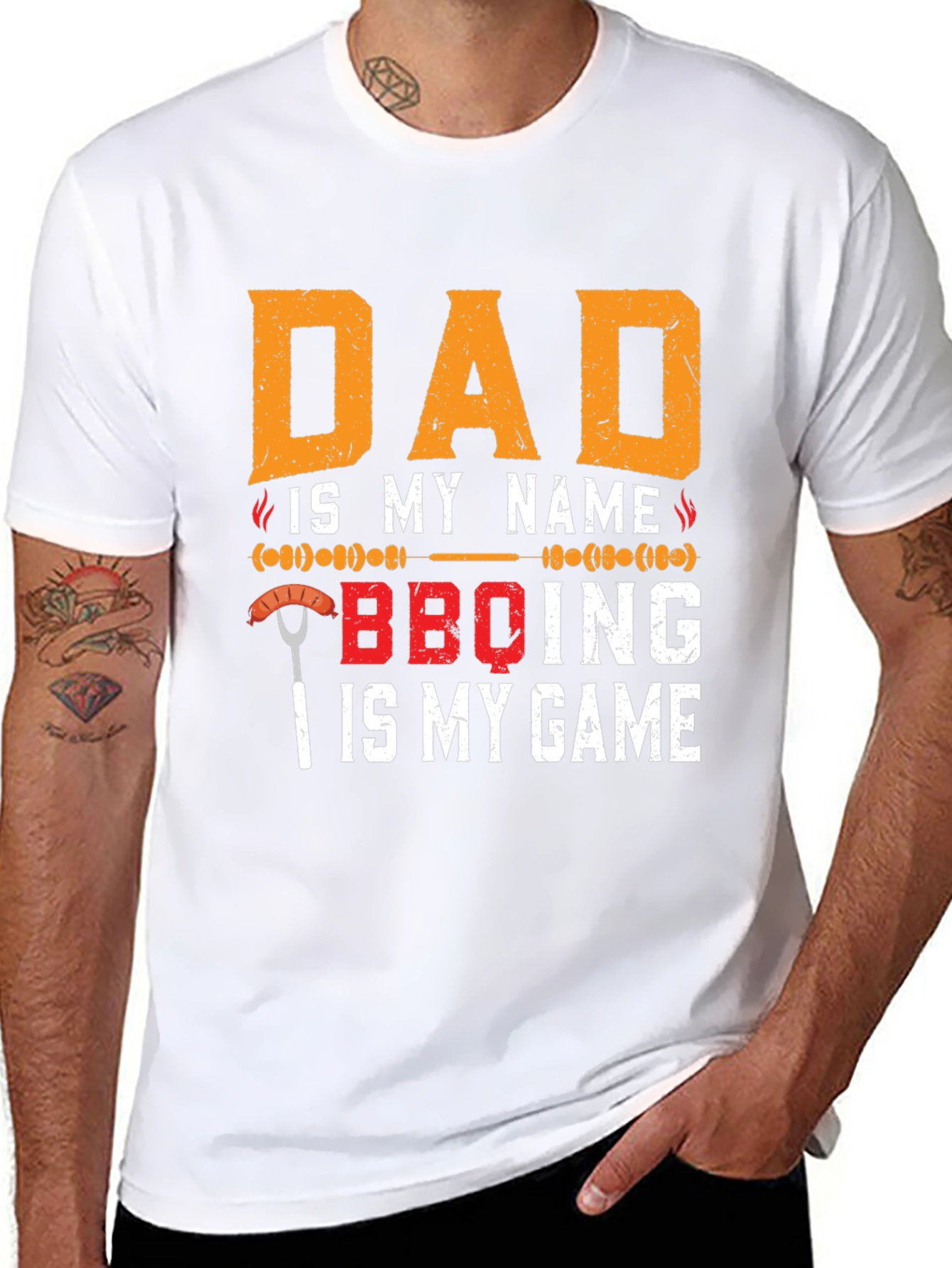 Dad BBQ T-Shirt: Grill Master Tee