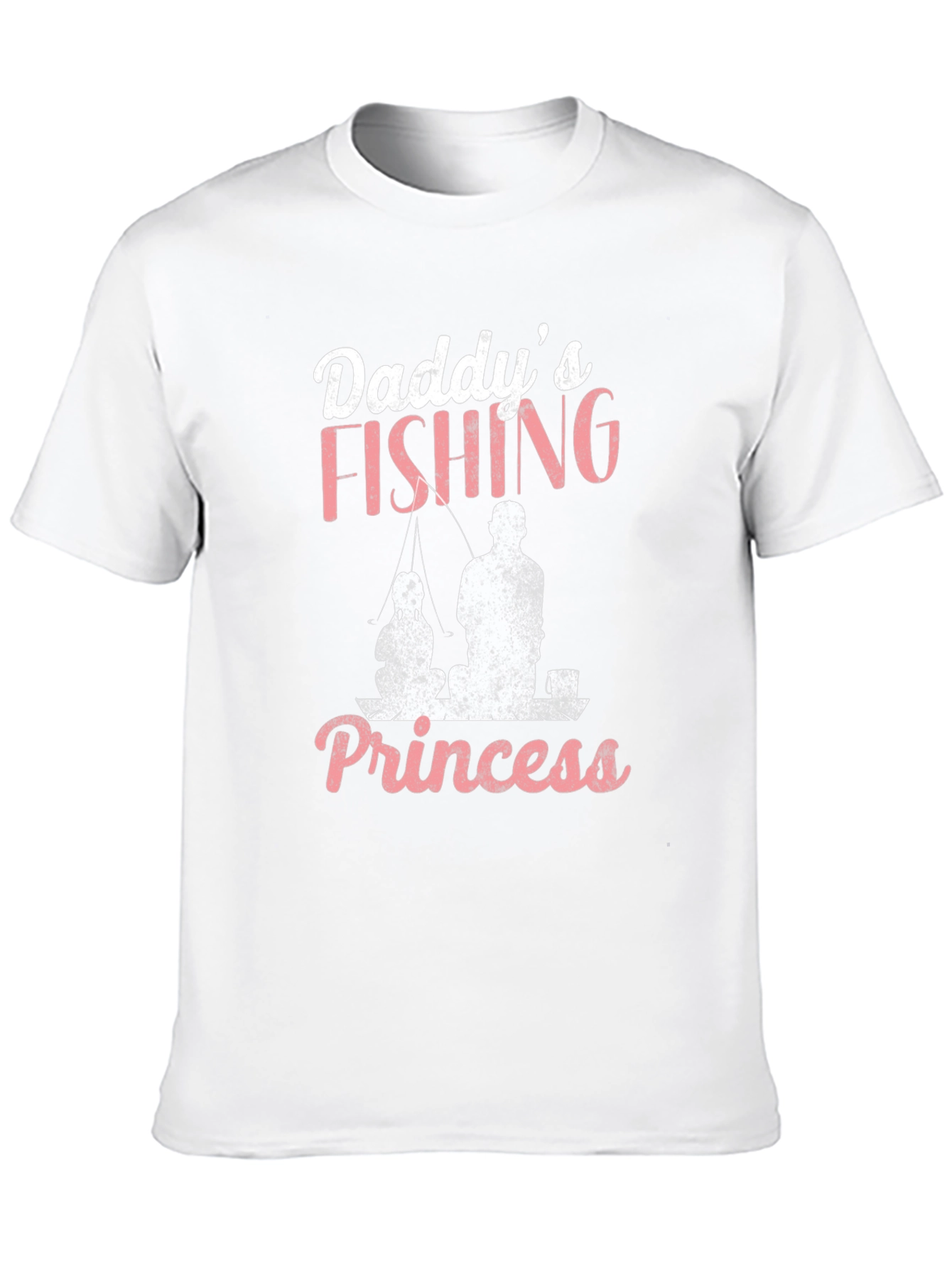 Daddys Fishing Princess Graphic T-Shirt Fathers Day Gift