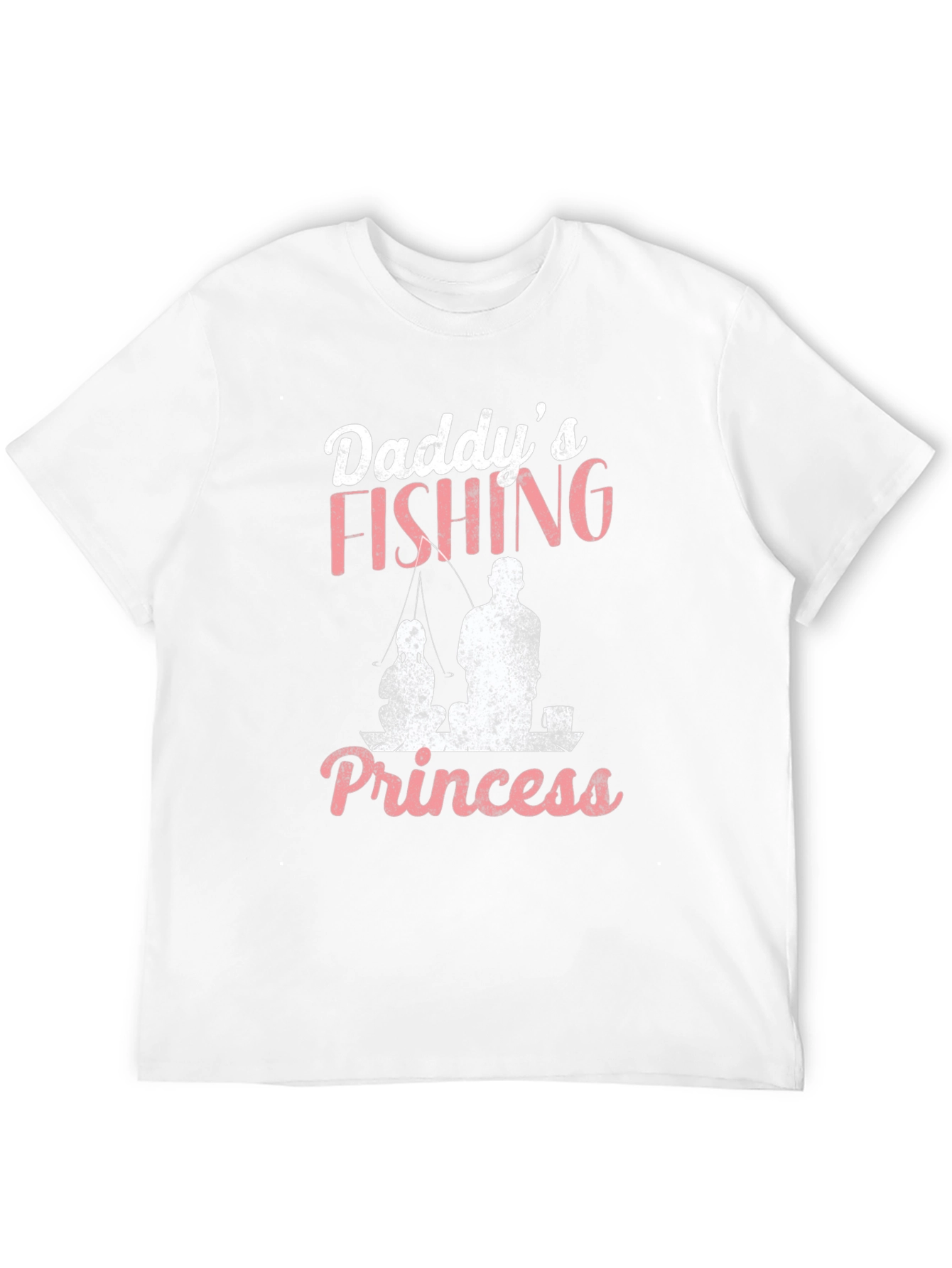 Daddys Fishing Princess Graphic T-Shirt Fathers Day Gift