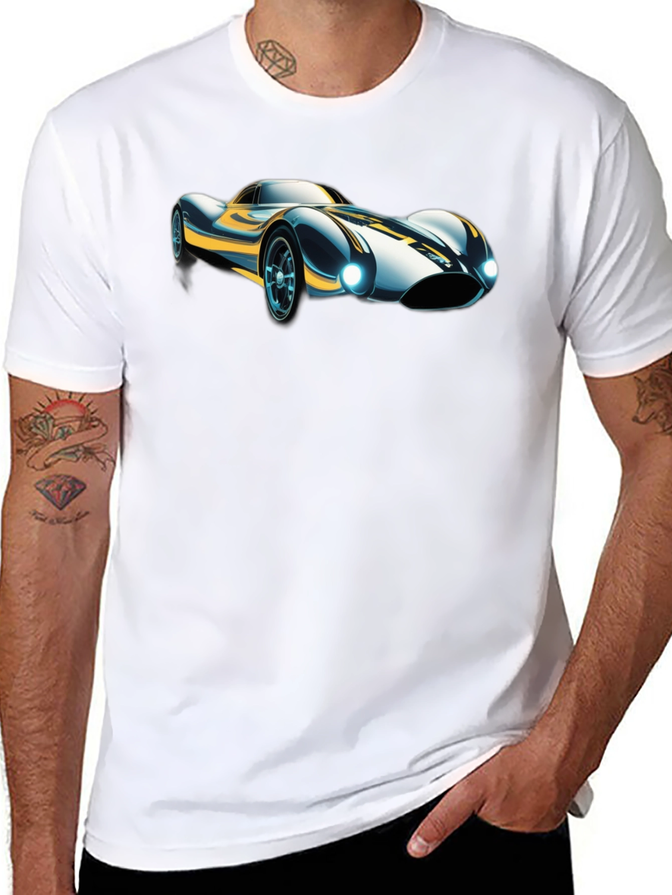 Retro Racer T-Shirt - Classic Car Design