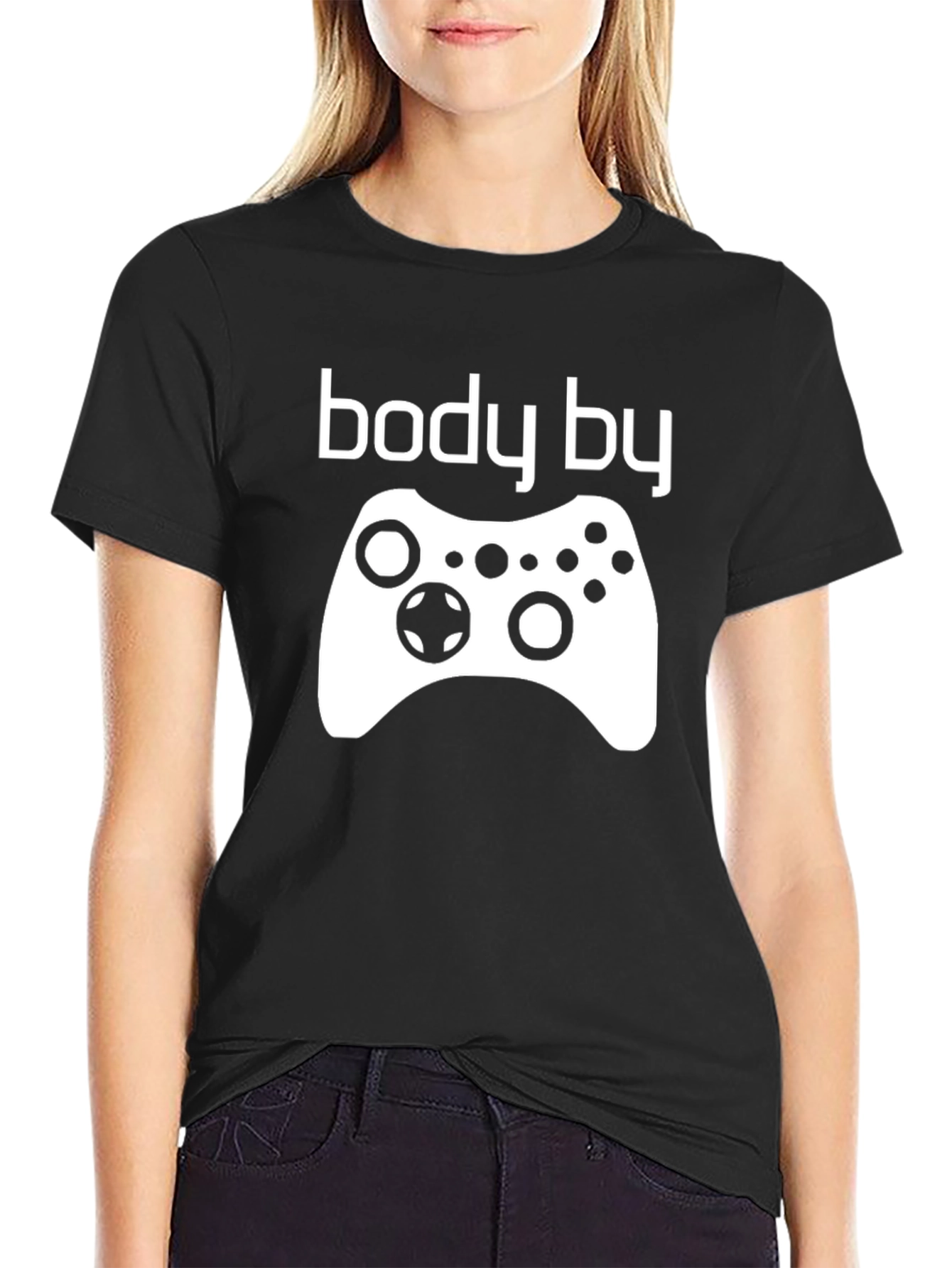 Body By Gamer T-Shirt - Funny Gaming Tee