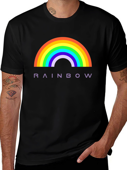 Rainbow Graphic T-Shirt - Stylish Comfort