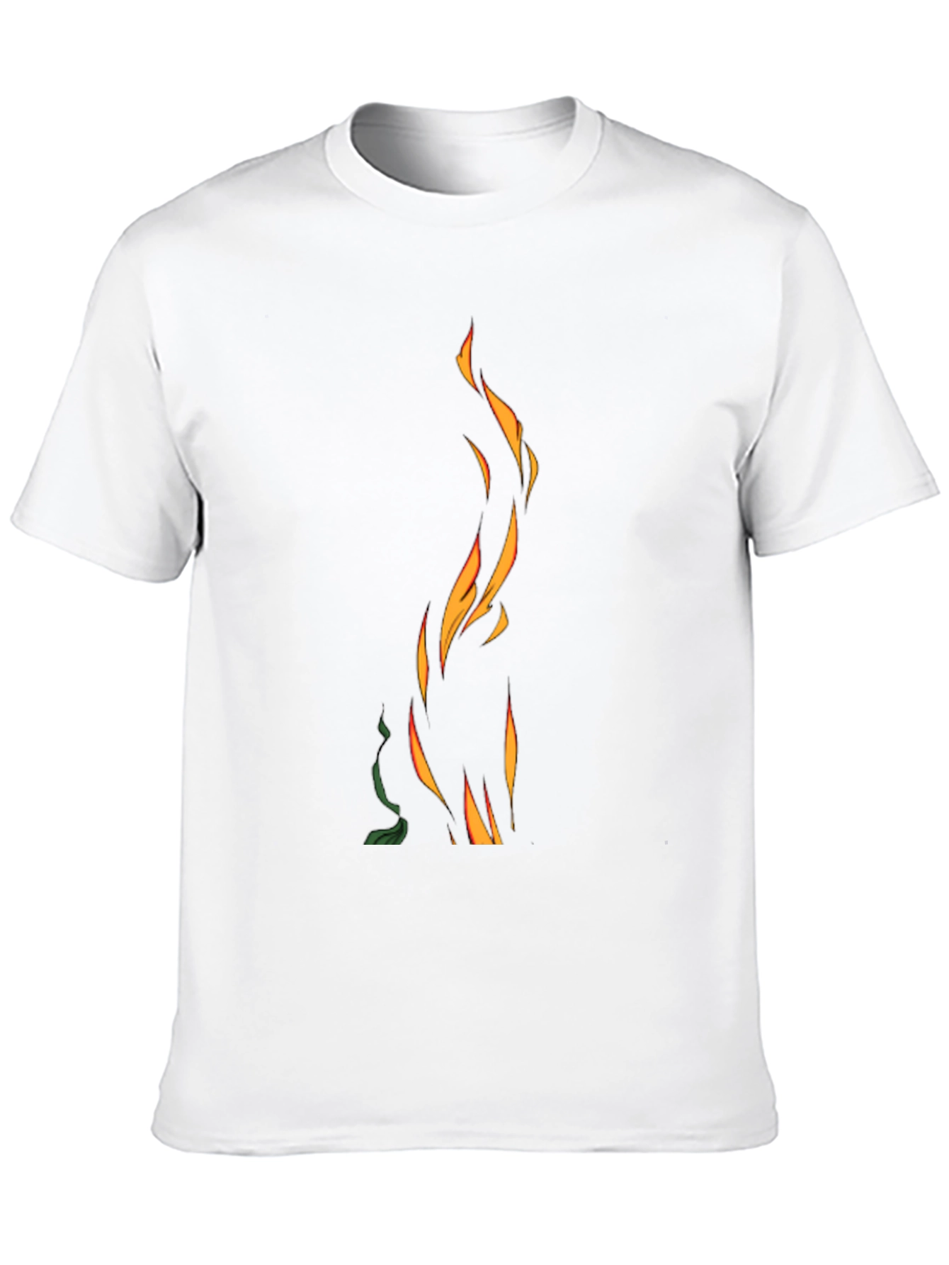 Flame Graphic Black T-Shirt