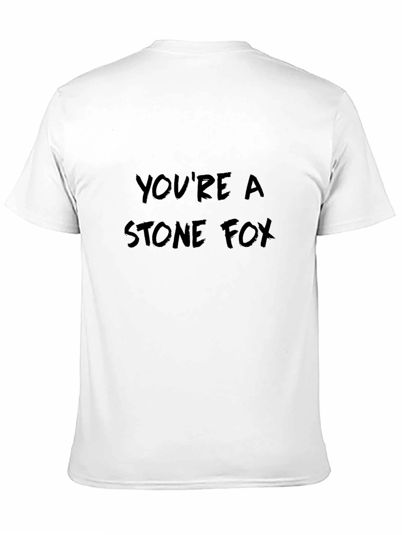 Youre A Stone Fox Graphic Tee - Black