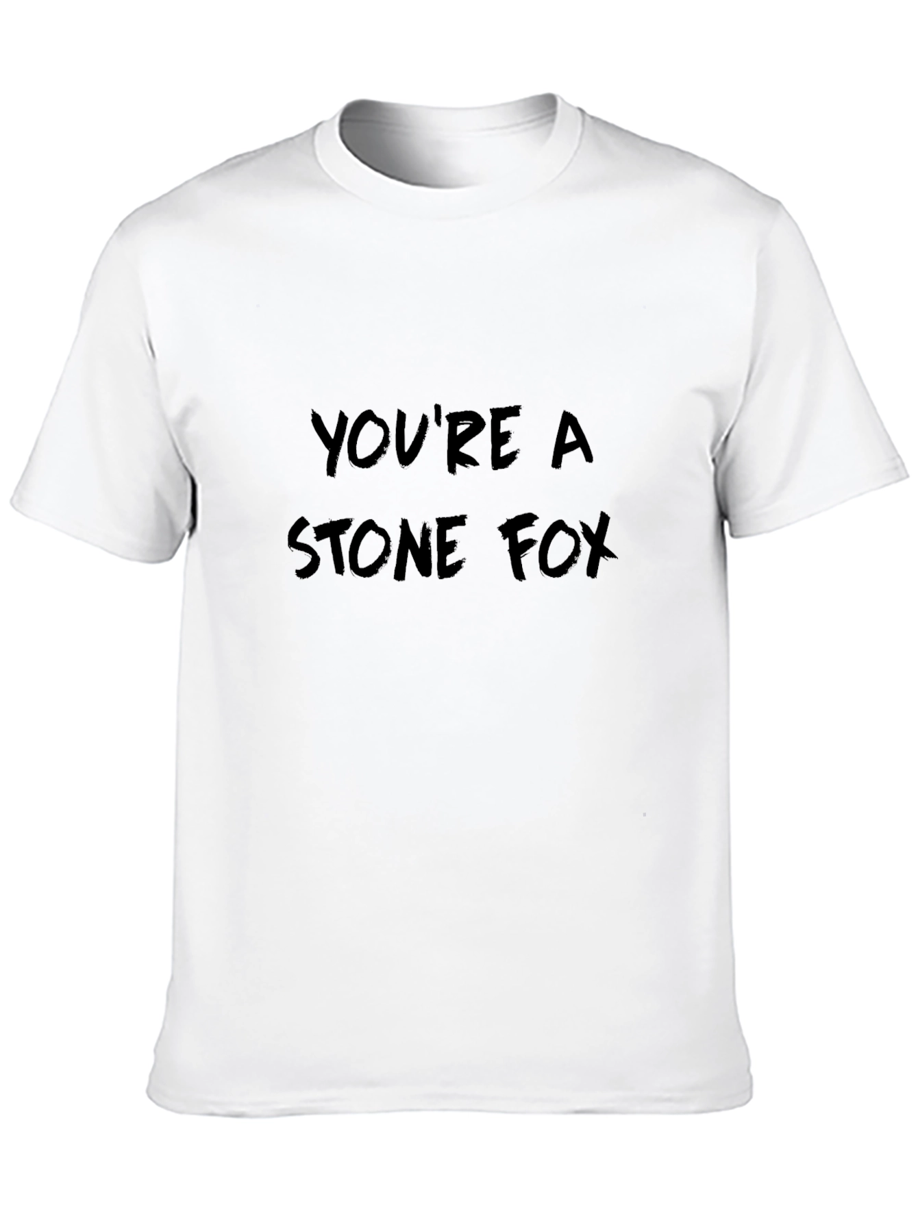 Youre A Stone Fox Graphic Tee - Black