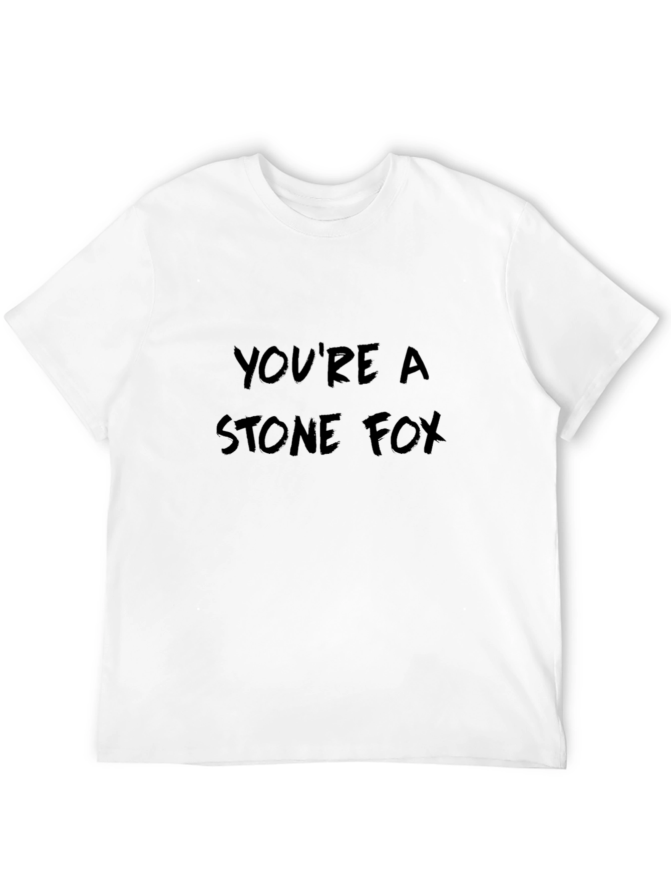 Youre A Stone Fox Graphic Tee - Black