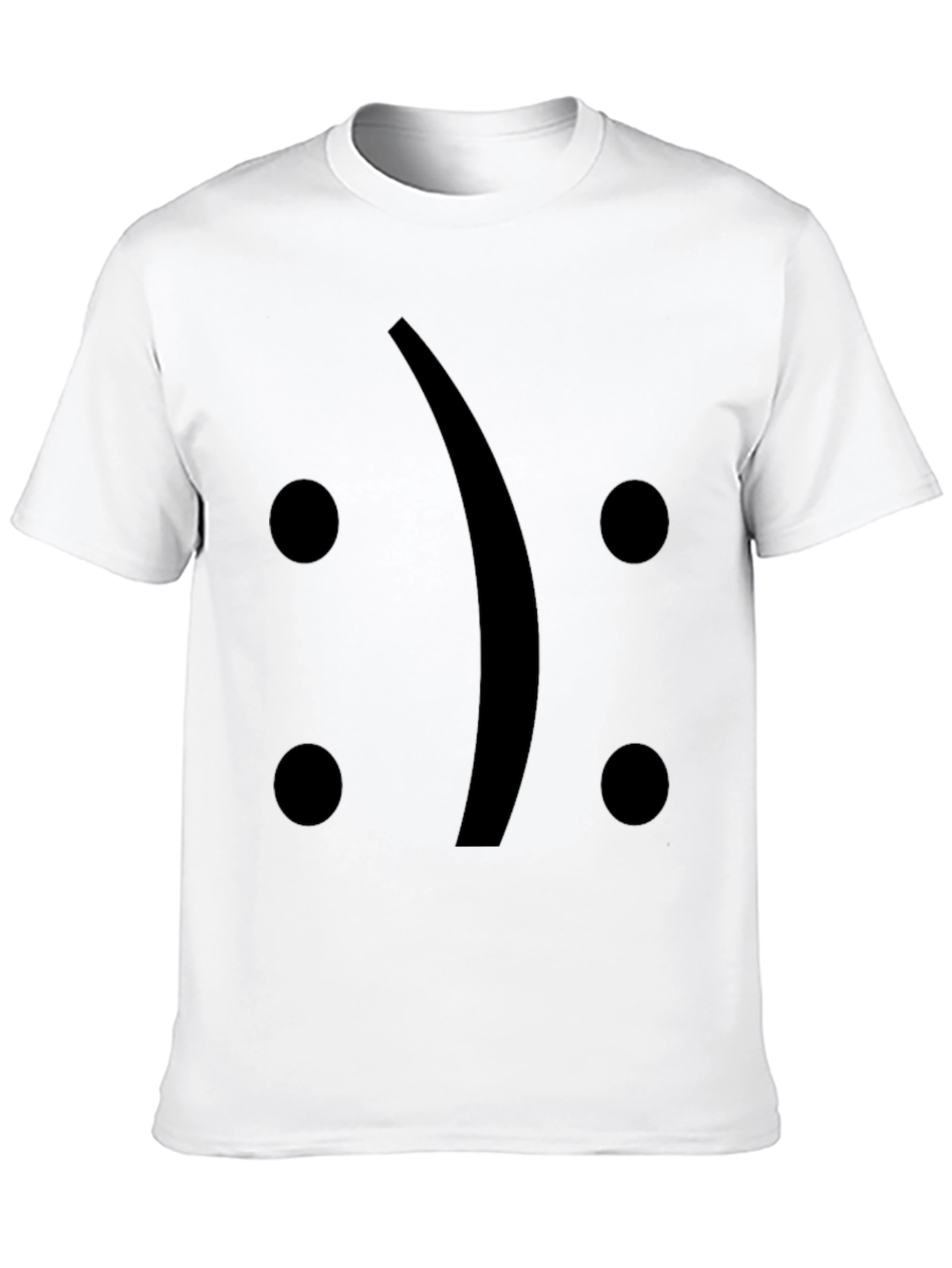 Sad Face T-Shirt - Black Graphic Tee