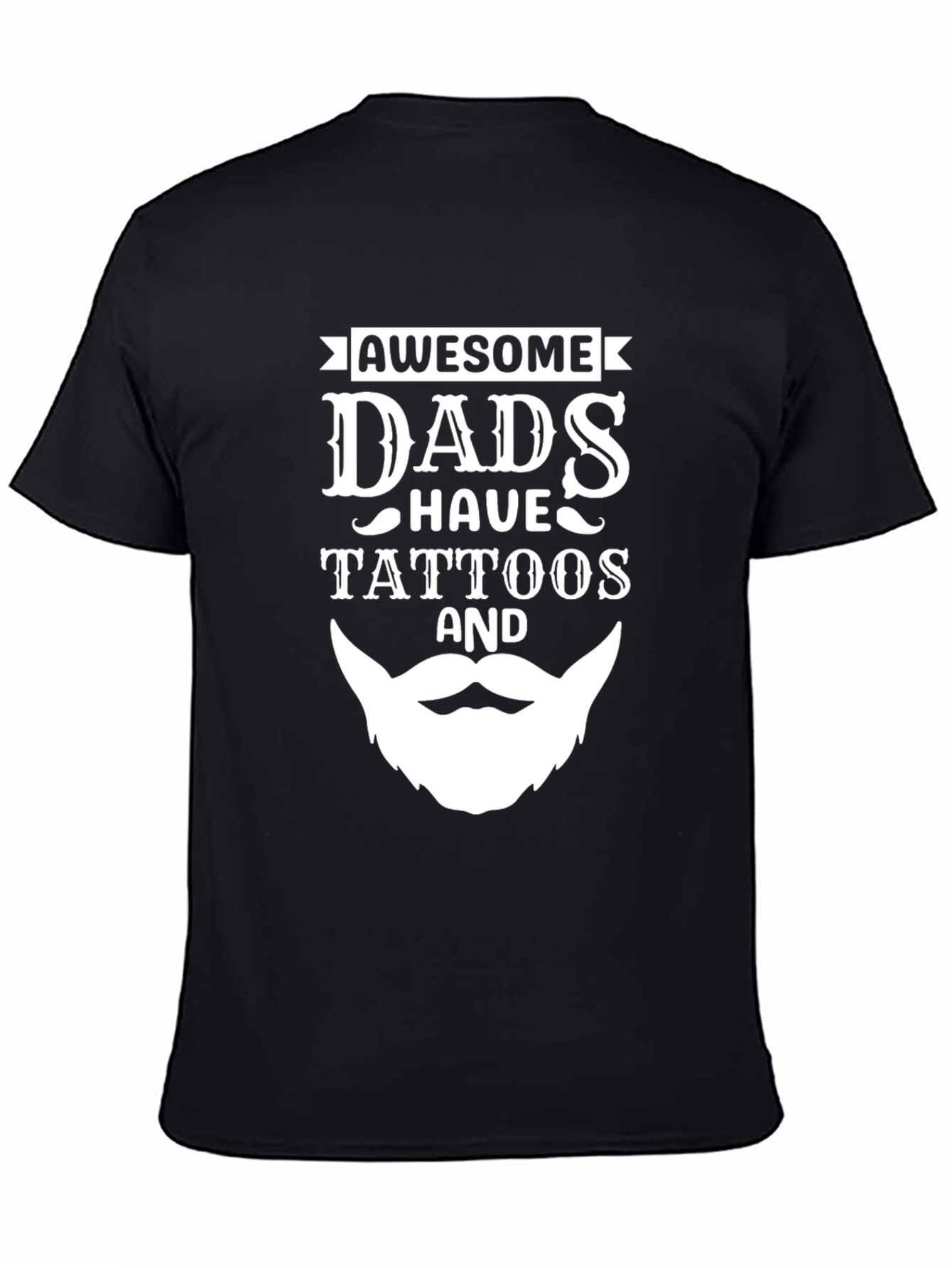 Awesome Dads Tattoos Graphic Tee