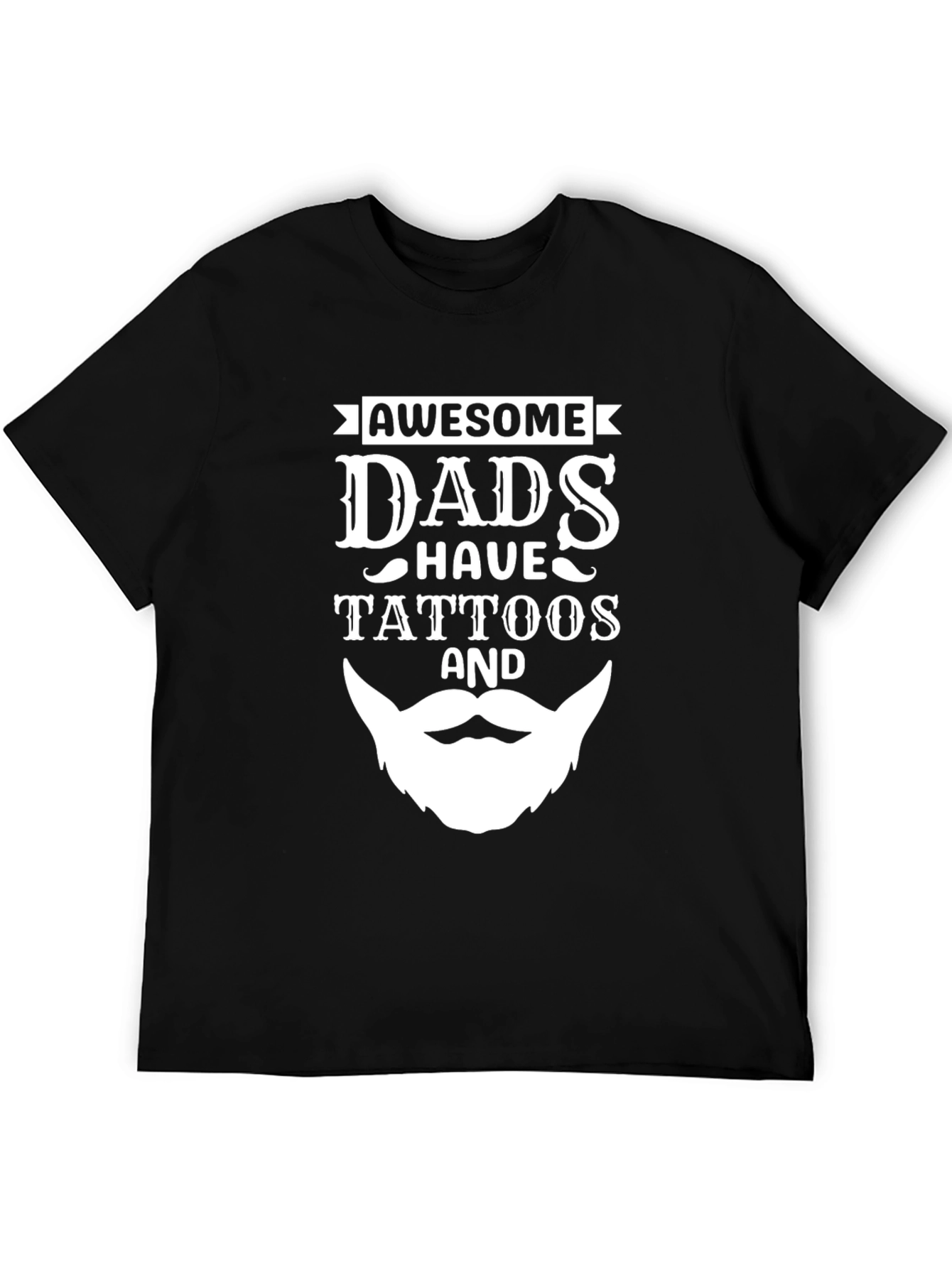 Awesome Dads Tattoos Graphic Tee