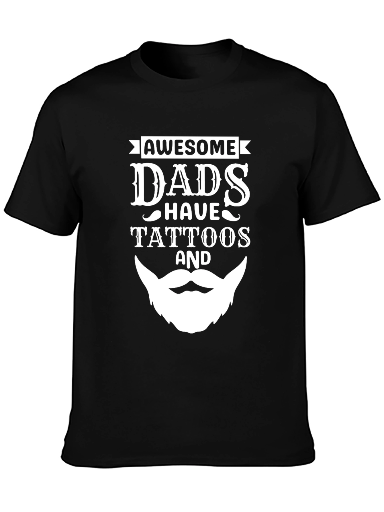 Awesome Dads Tattoos Graphic Tee