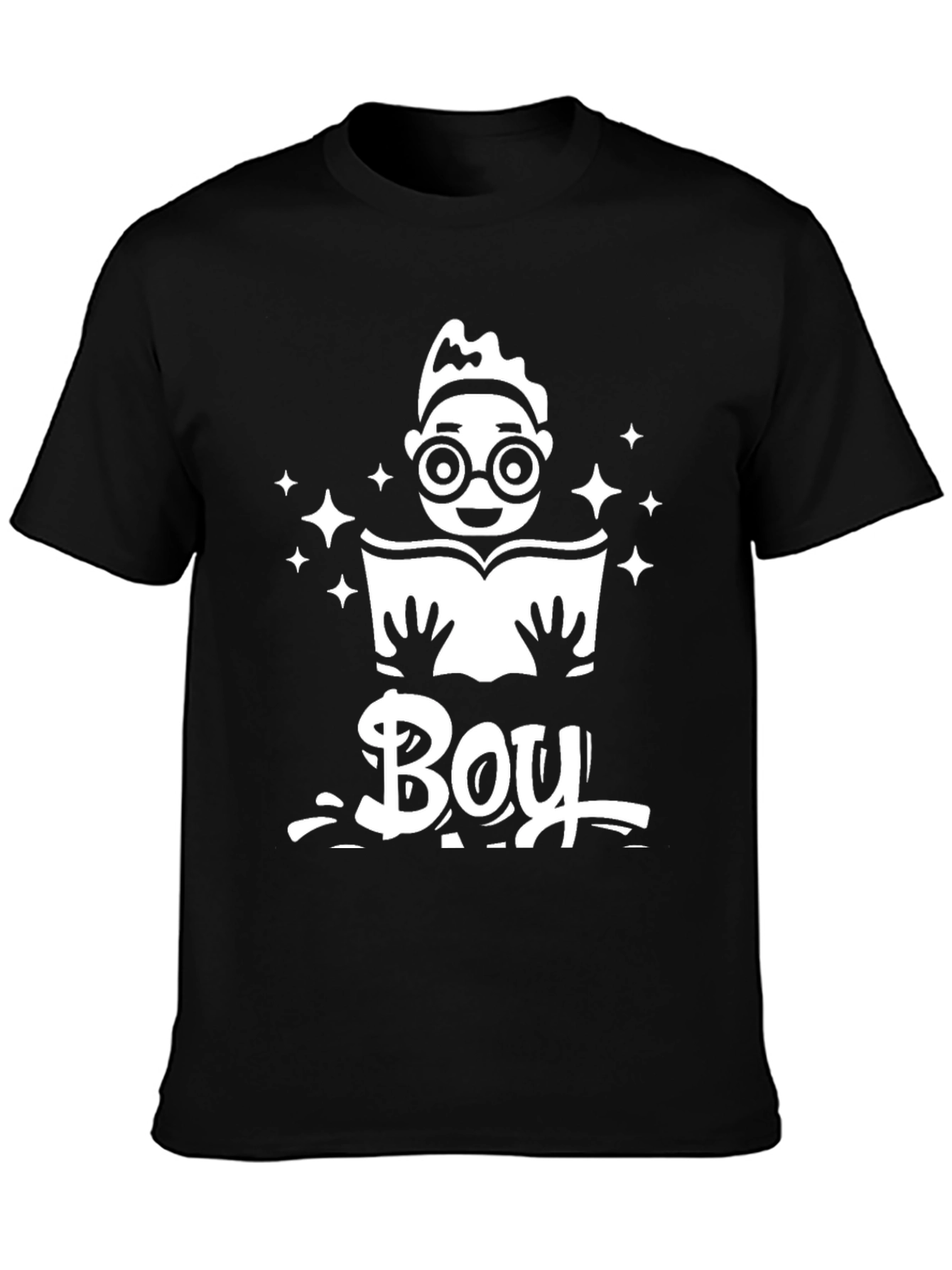 Boy Reader Graphic T-Shirt