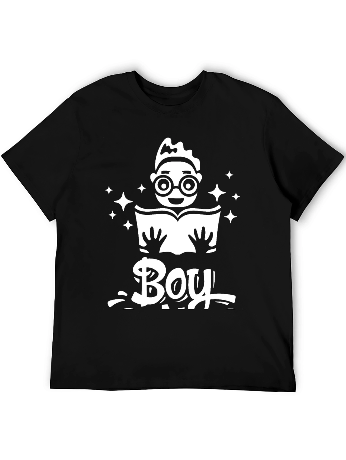 Boy Reader Graphic T-Shirt