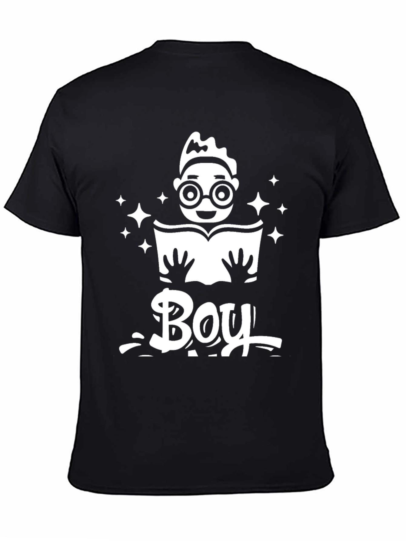 Boy Reader Graphic T-Shirt