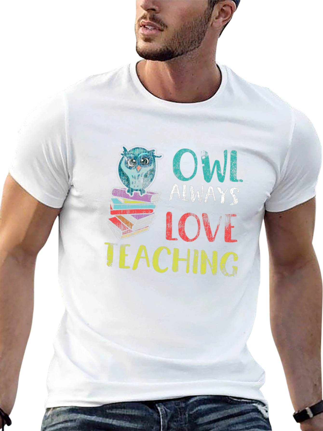 Owl Always Love Teaching T-Shirt - Black