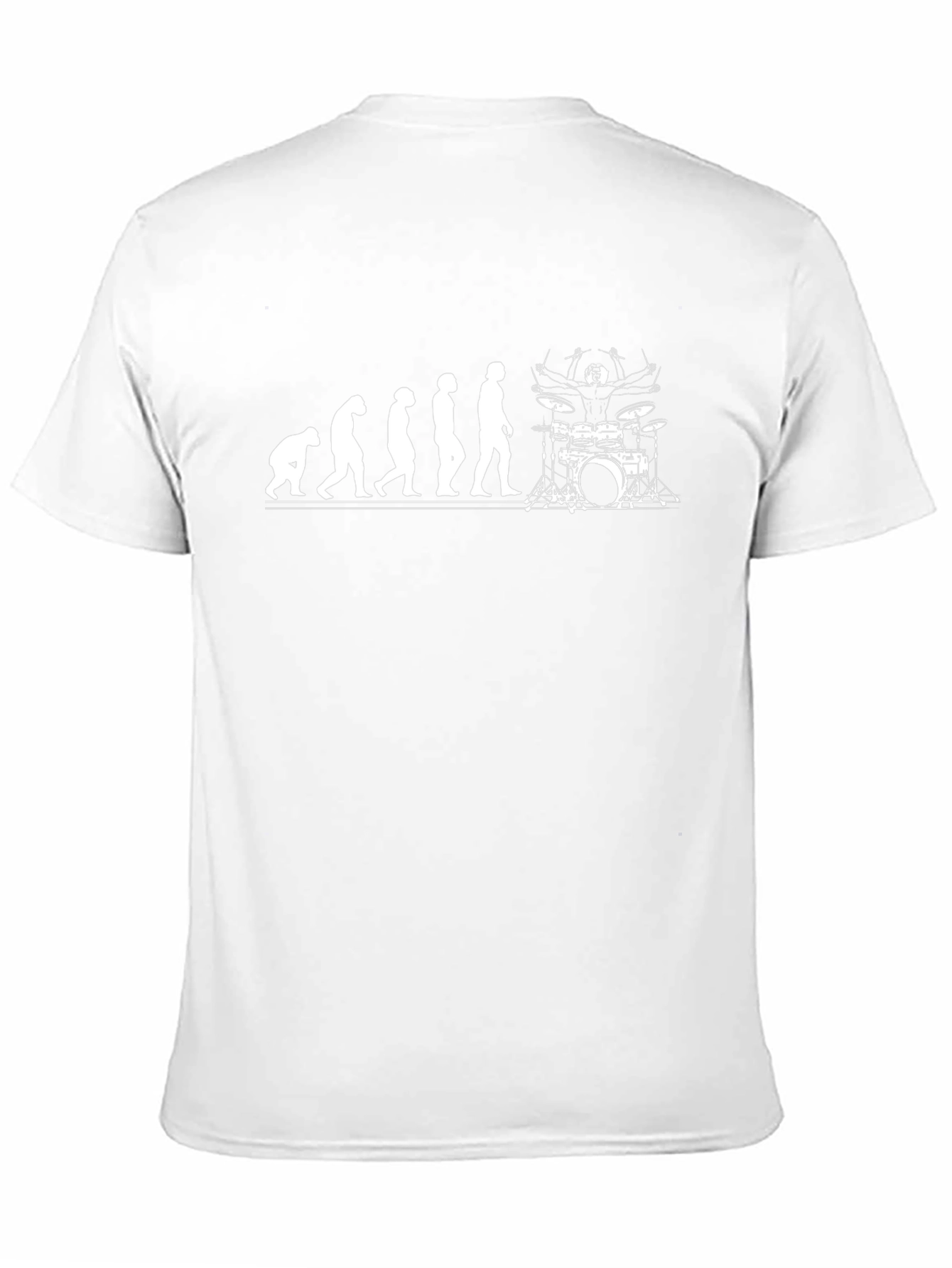 Evolution of Drummer T-Shirt - Black Cotton Tee