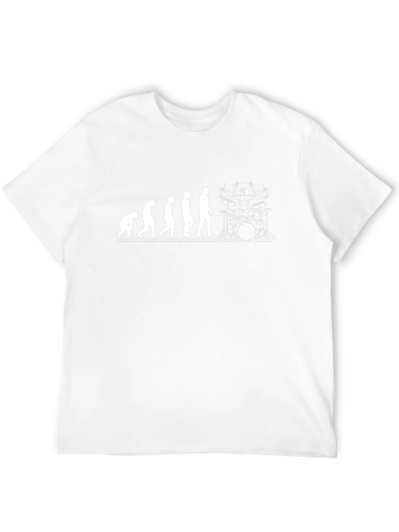 Evolution of Drummer T-Shirt - Black Cotton Tee