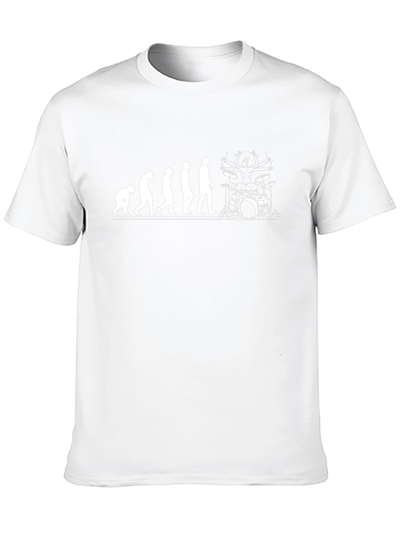 Evolution of Drummer T-Shirt - Black Cotton Tee